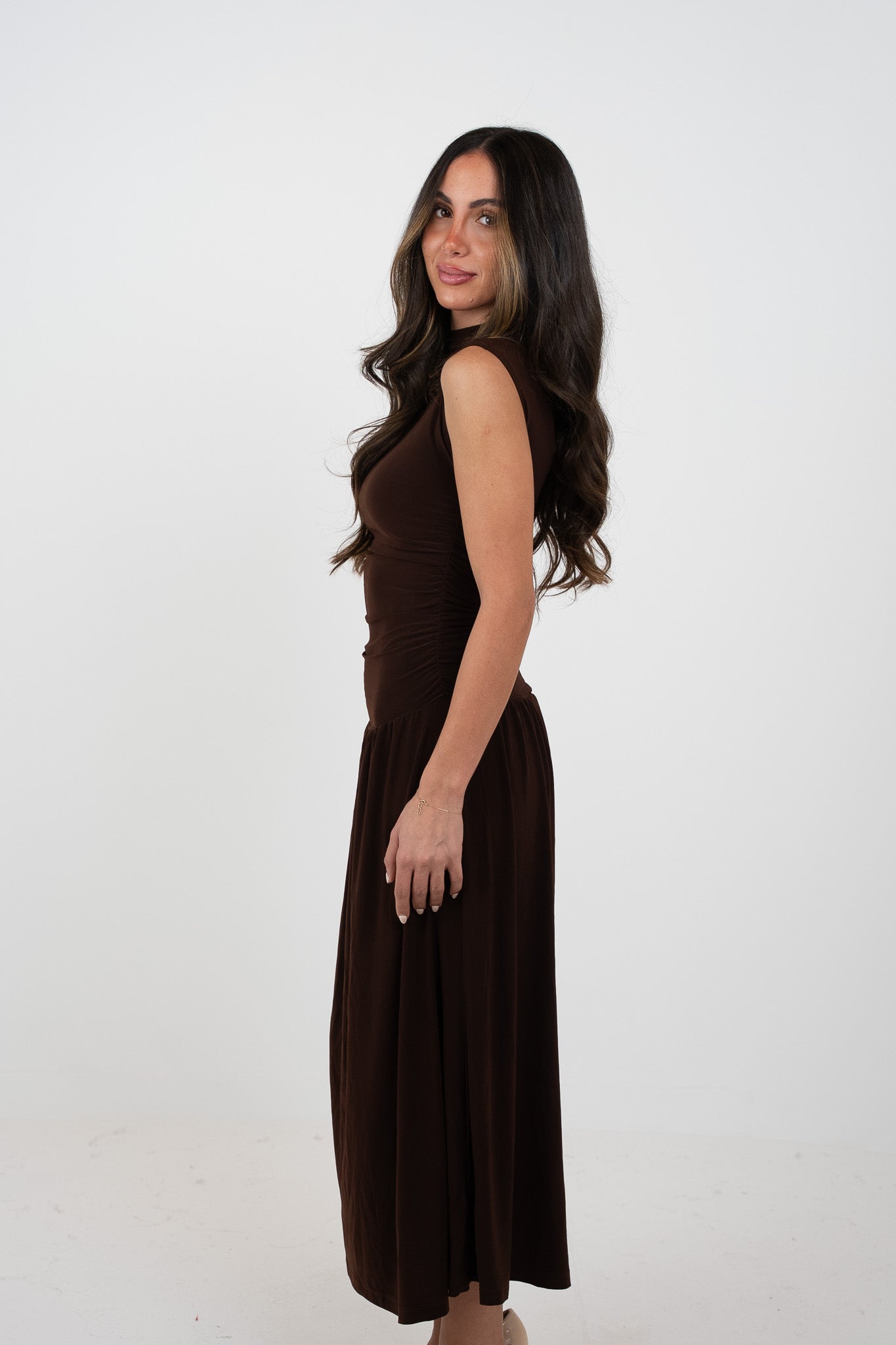 Lycra sleeveless dress