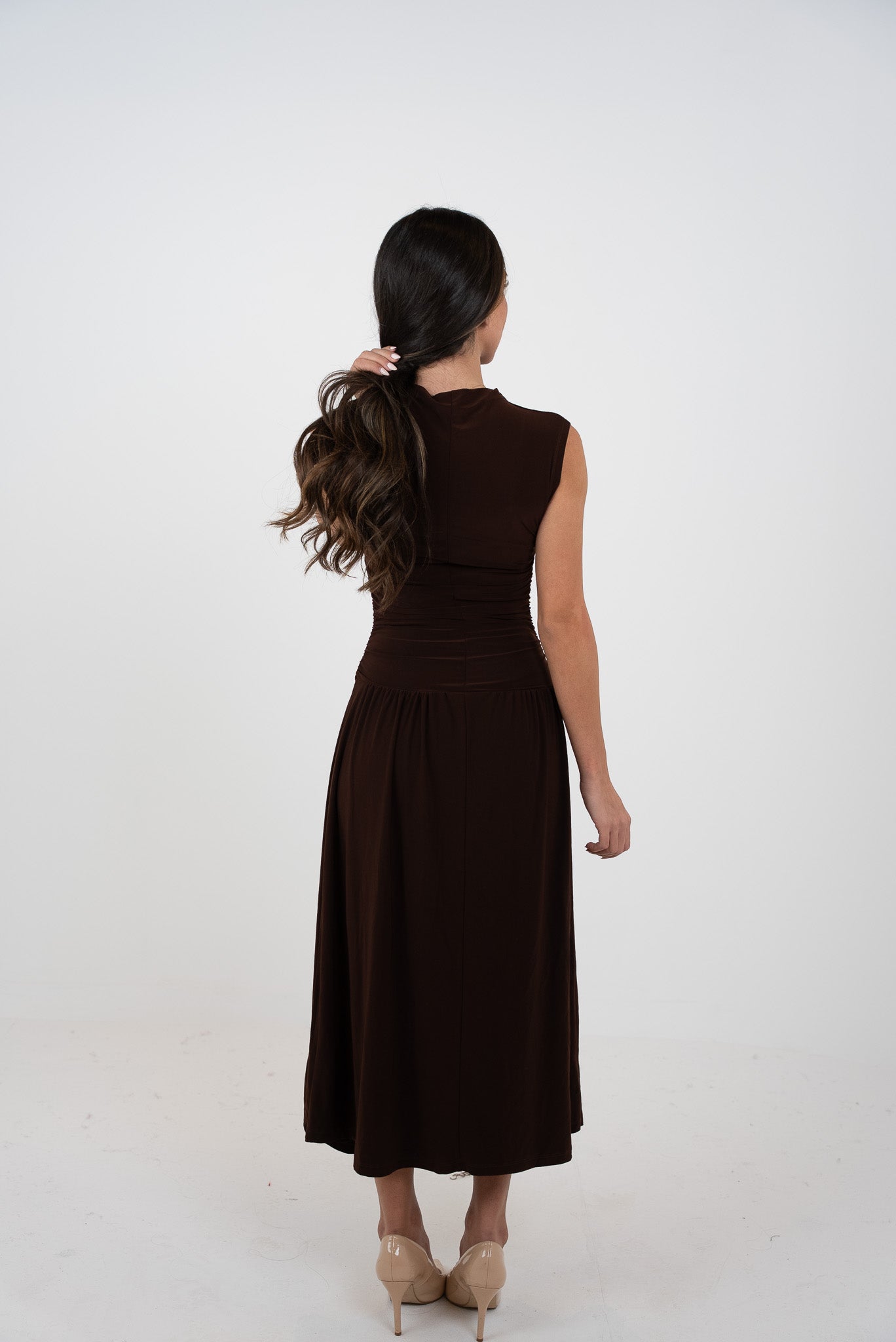 Lycra sleeveless dress