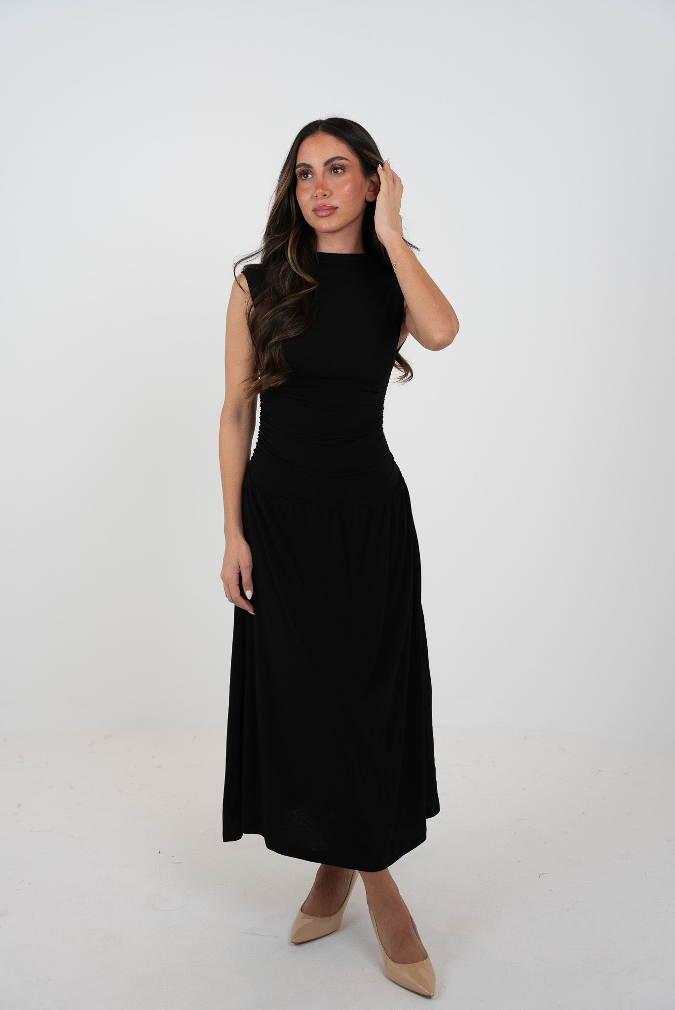 Lycra sleeveless dress