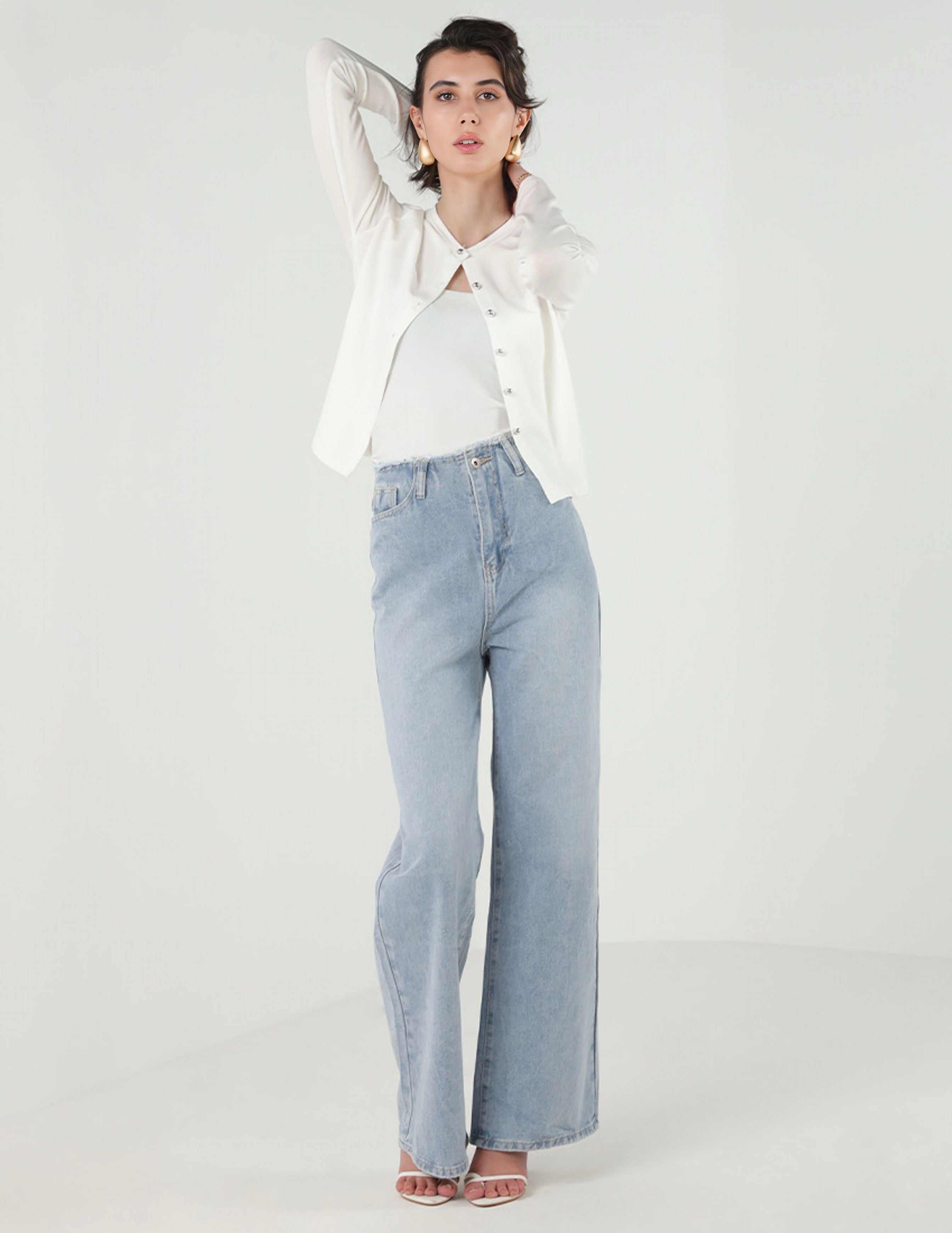 Straight cut Jeans