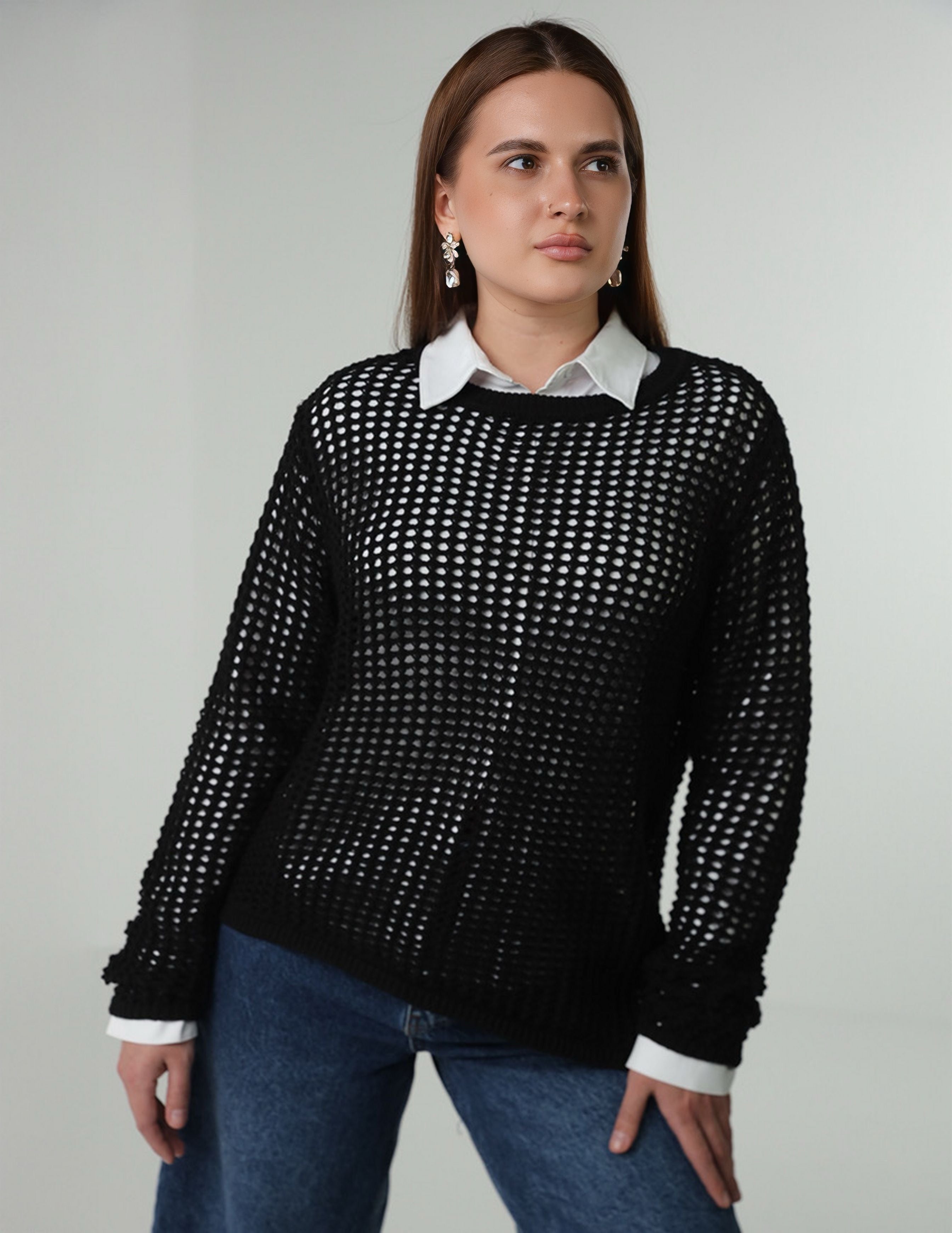 Tricot See through Top