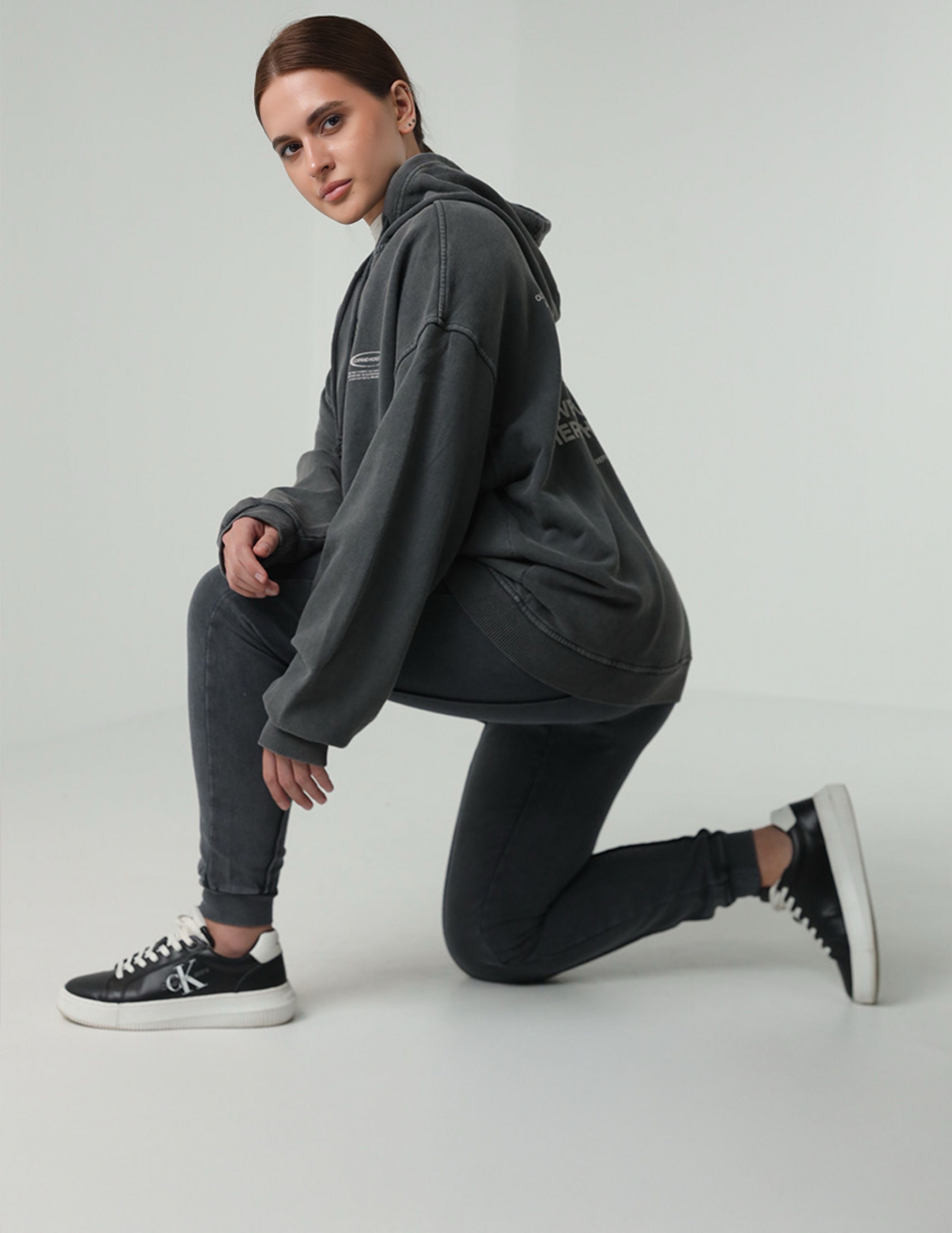 Grey Zip up Hoodie
