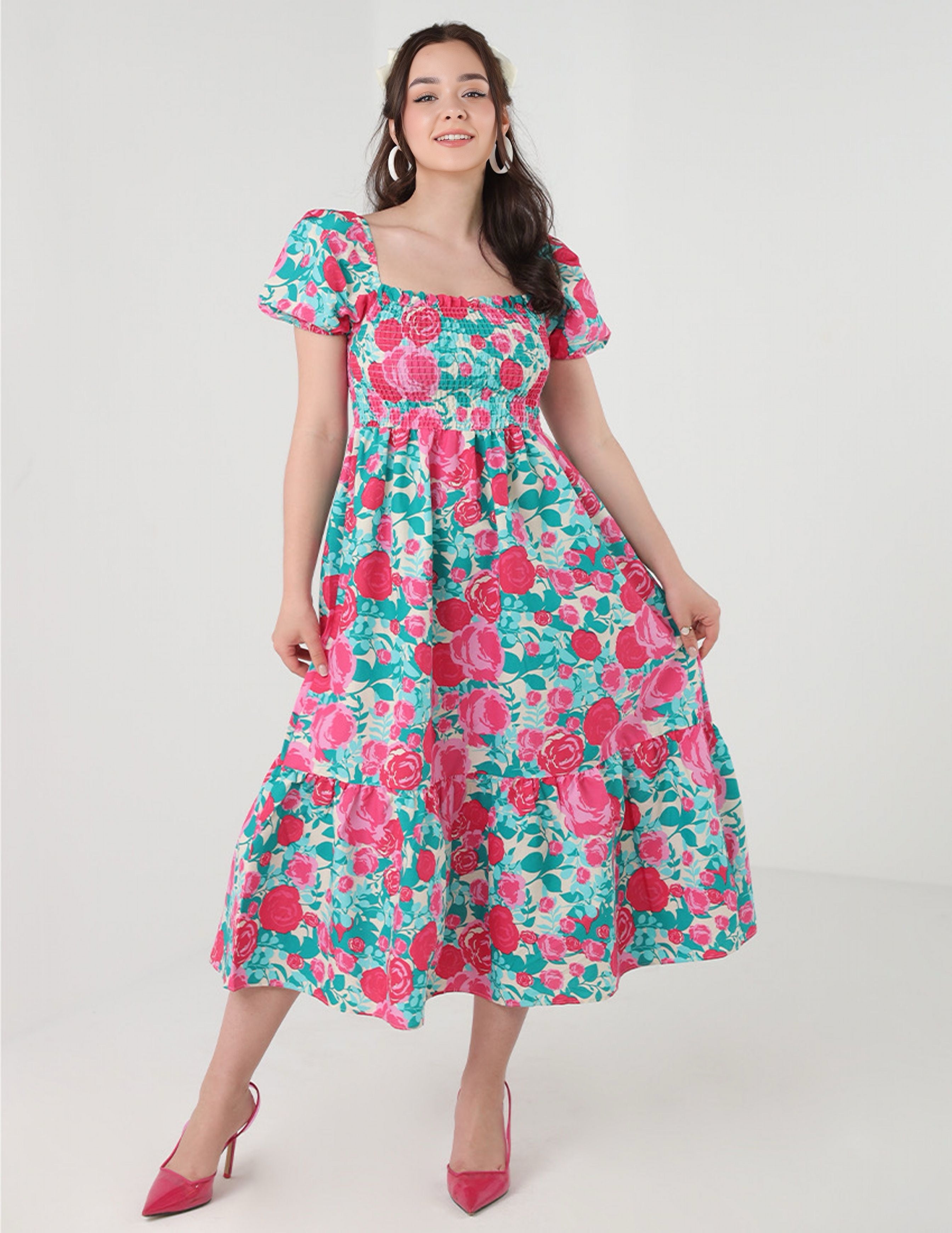 Floral Print Dress