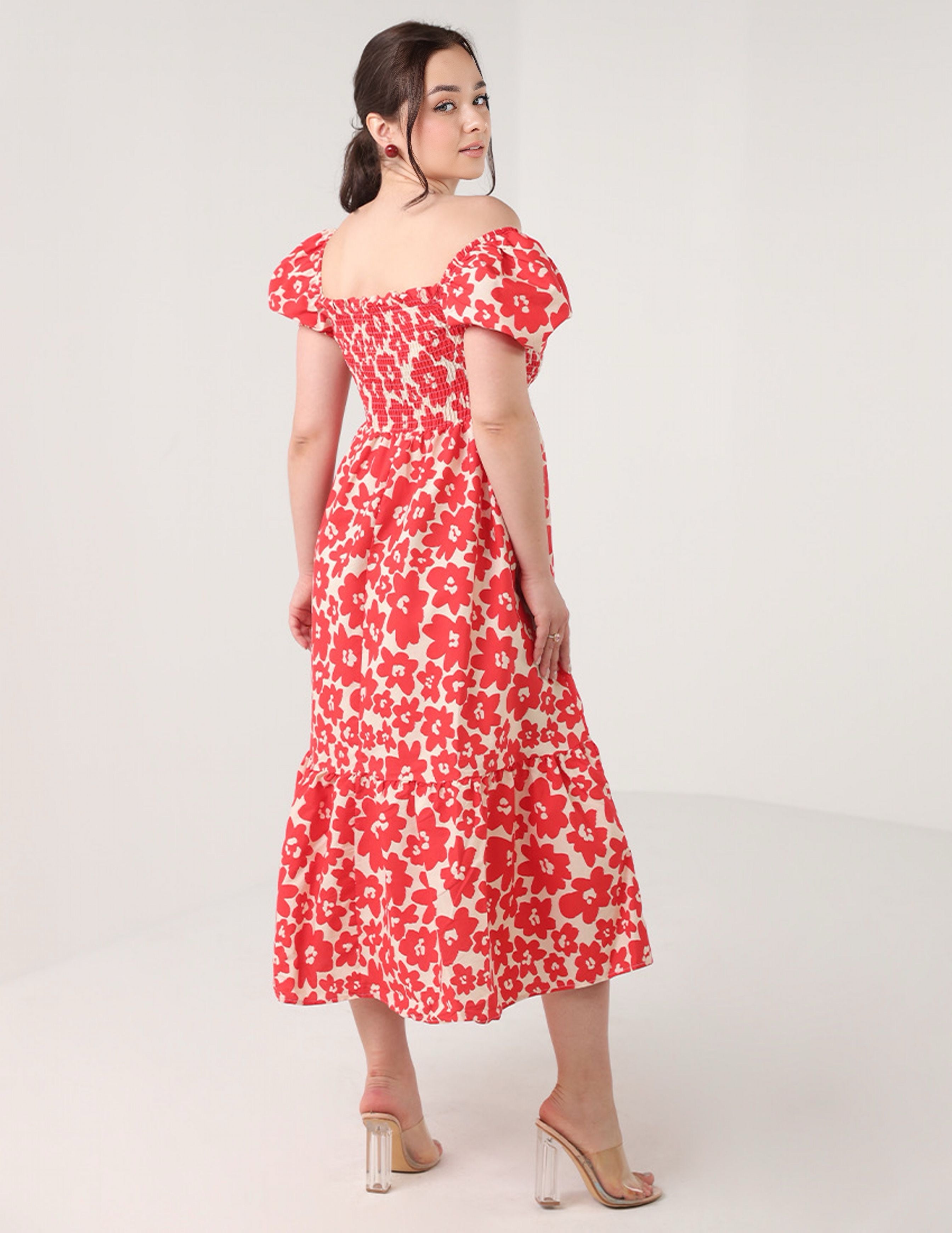 Midi Floral Dress
