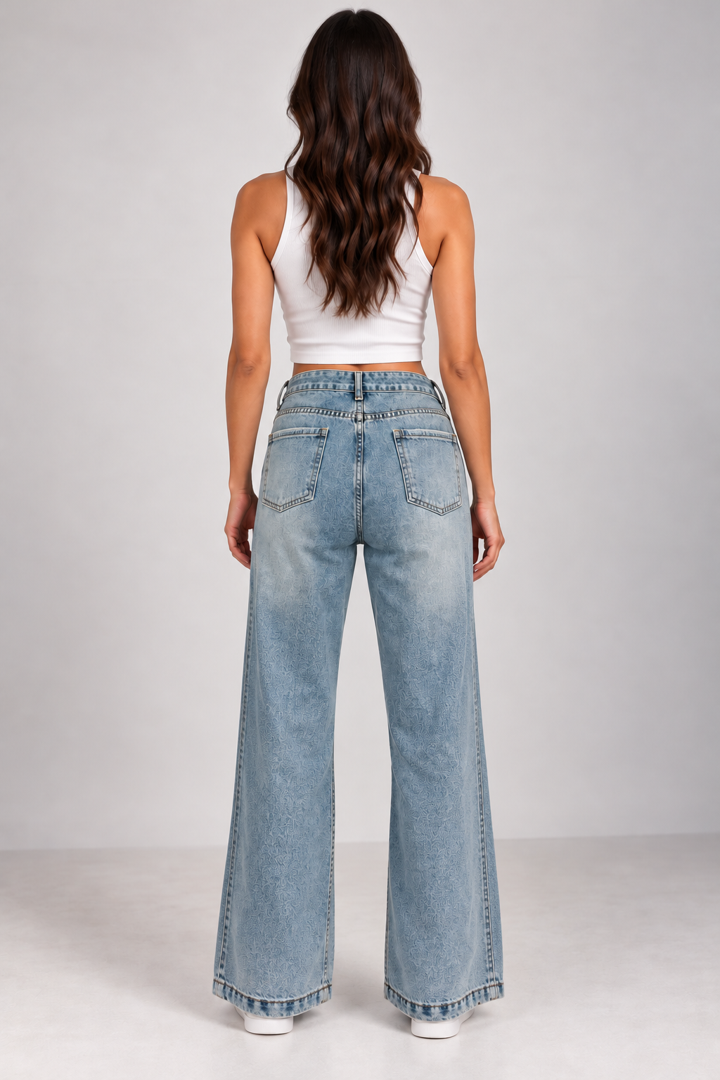 Straight cut jeans