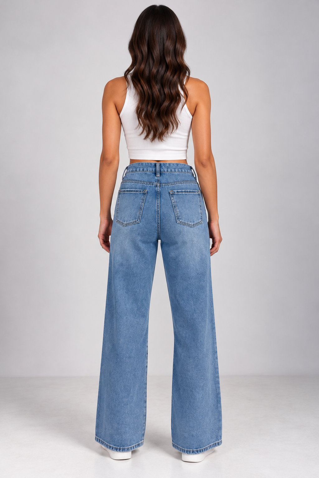 Straight cut jeans