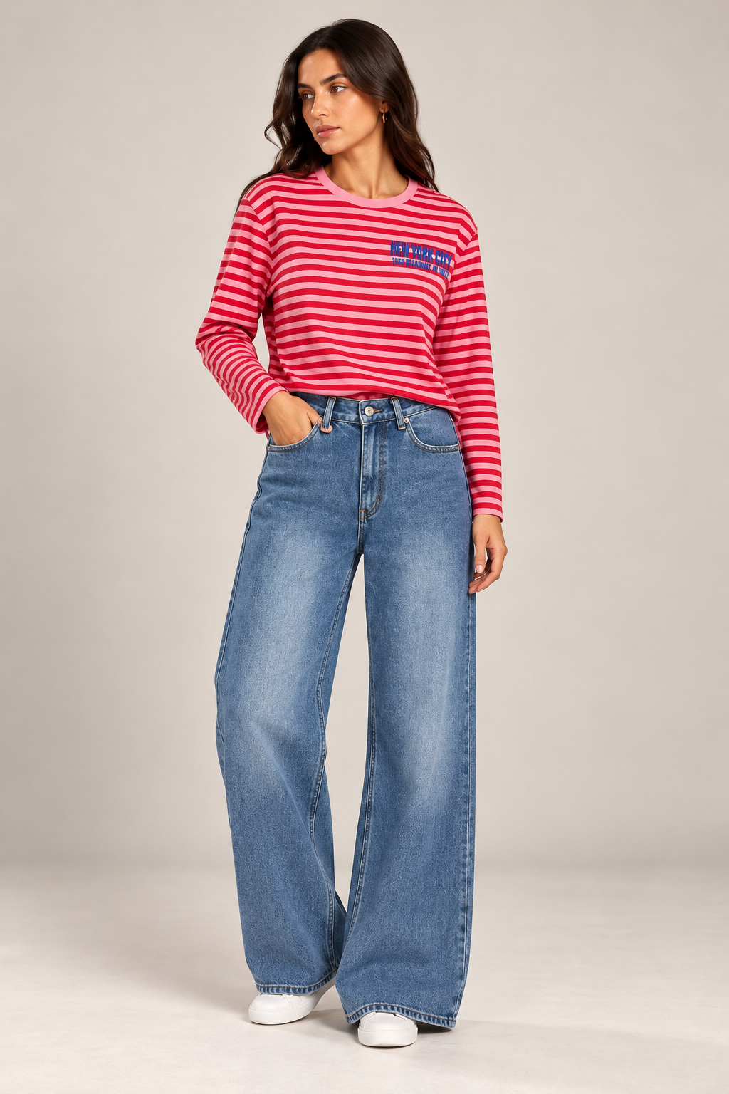 Wide-leg jeans