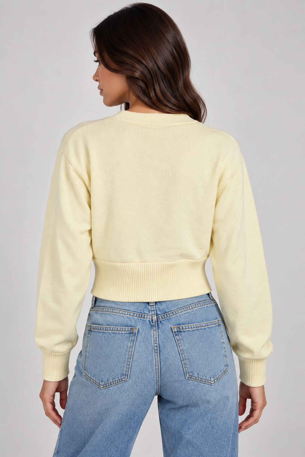 Wool button-up blouse