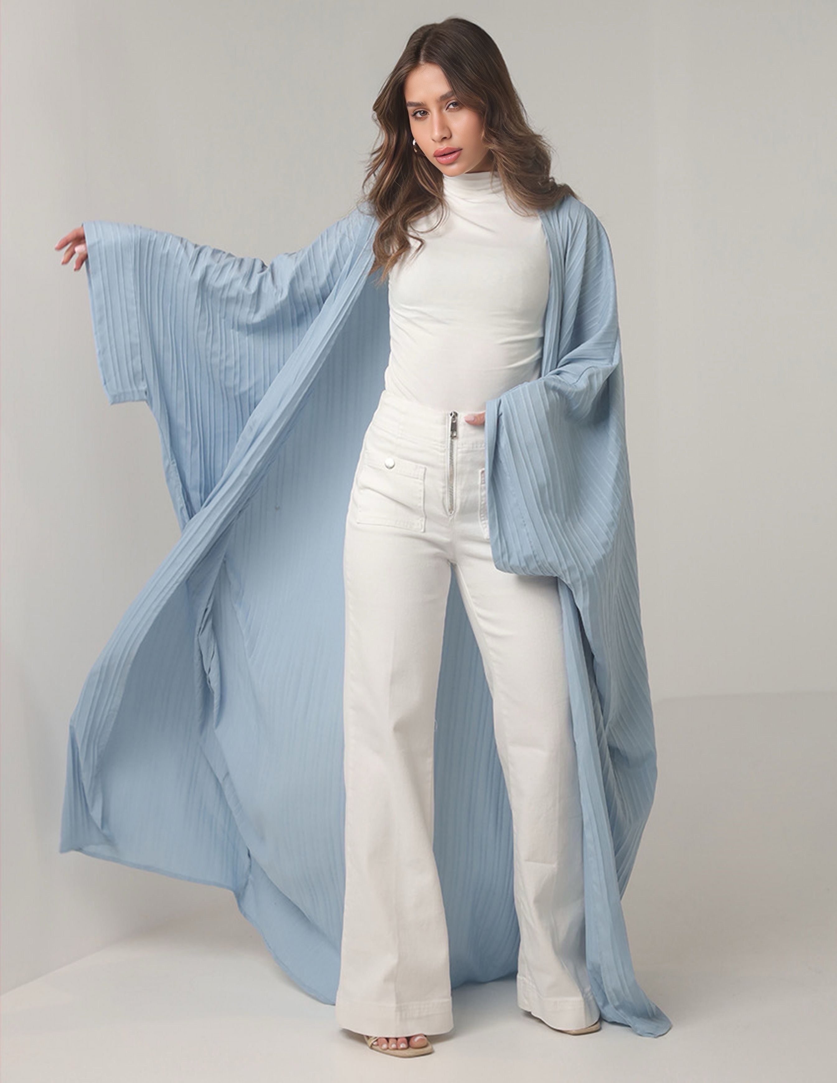 Flowy Opened Abaya