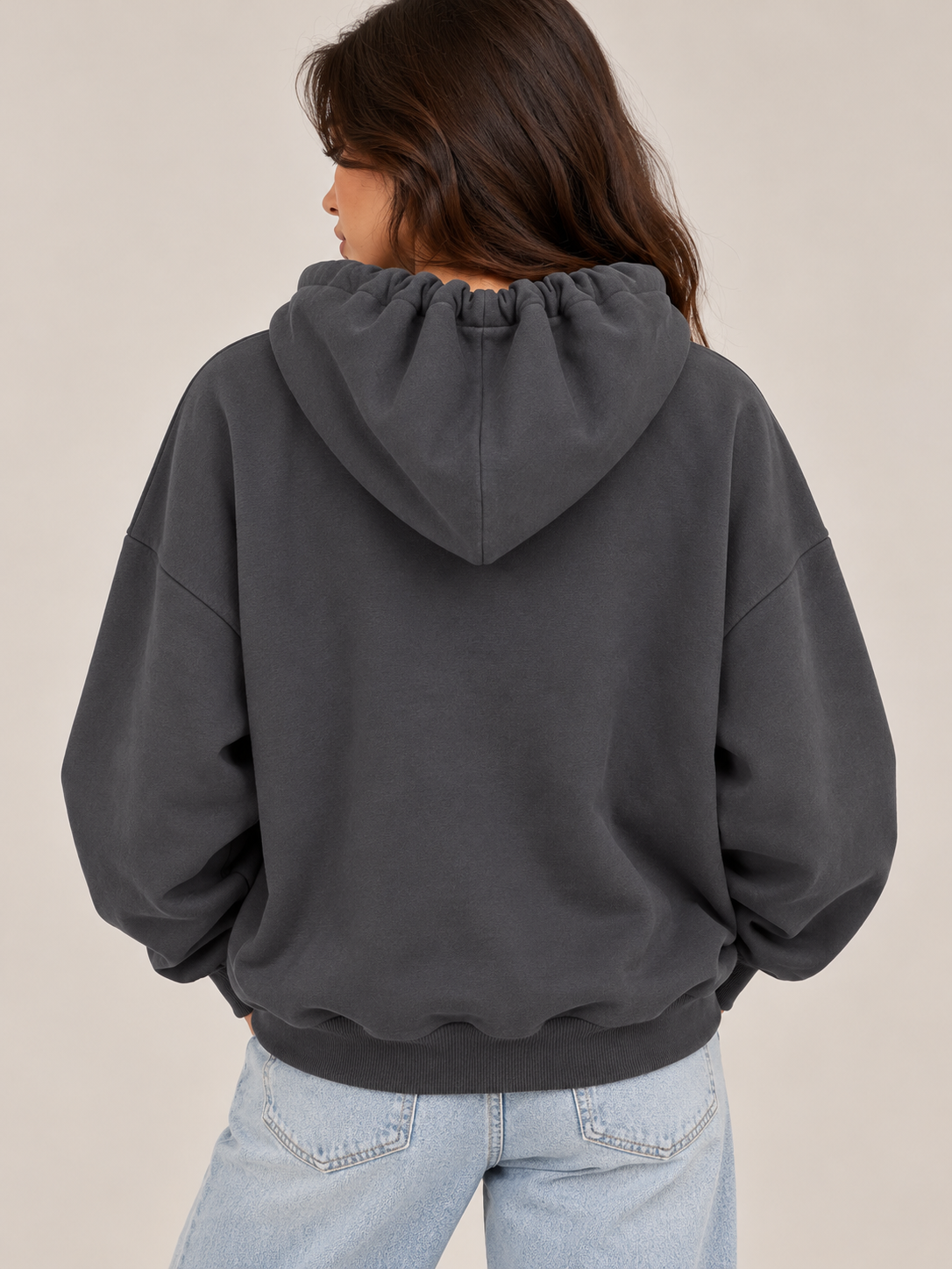 Hoodie Charcoal's "California" in neon green