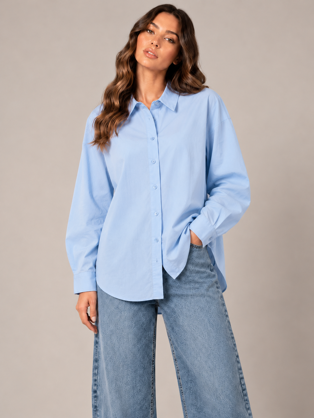 Oversized long shirt