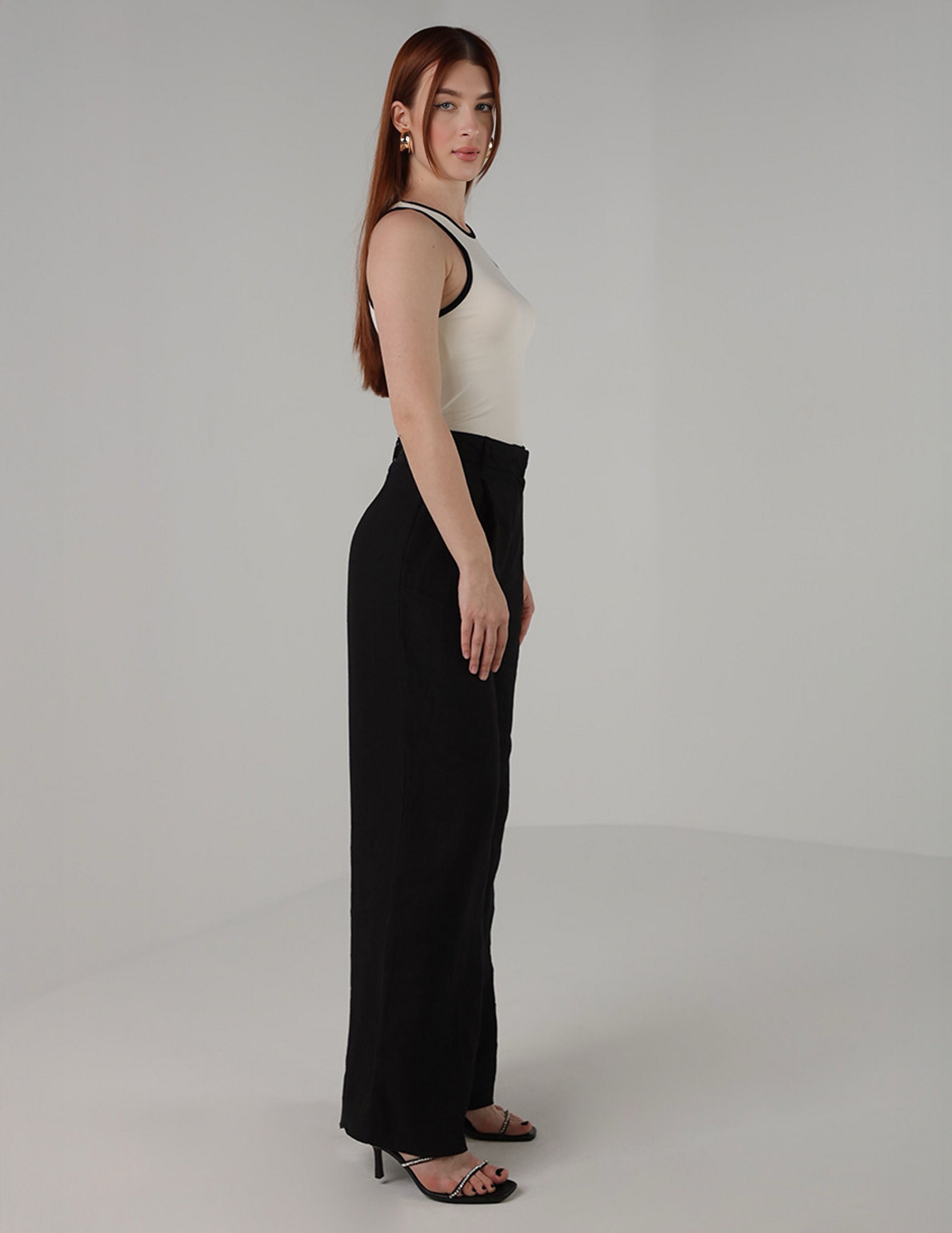 High-Waist Wide Leg Pants
