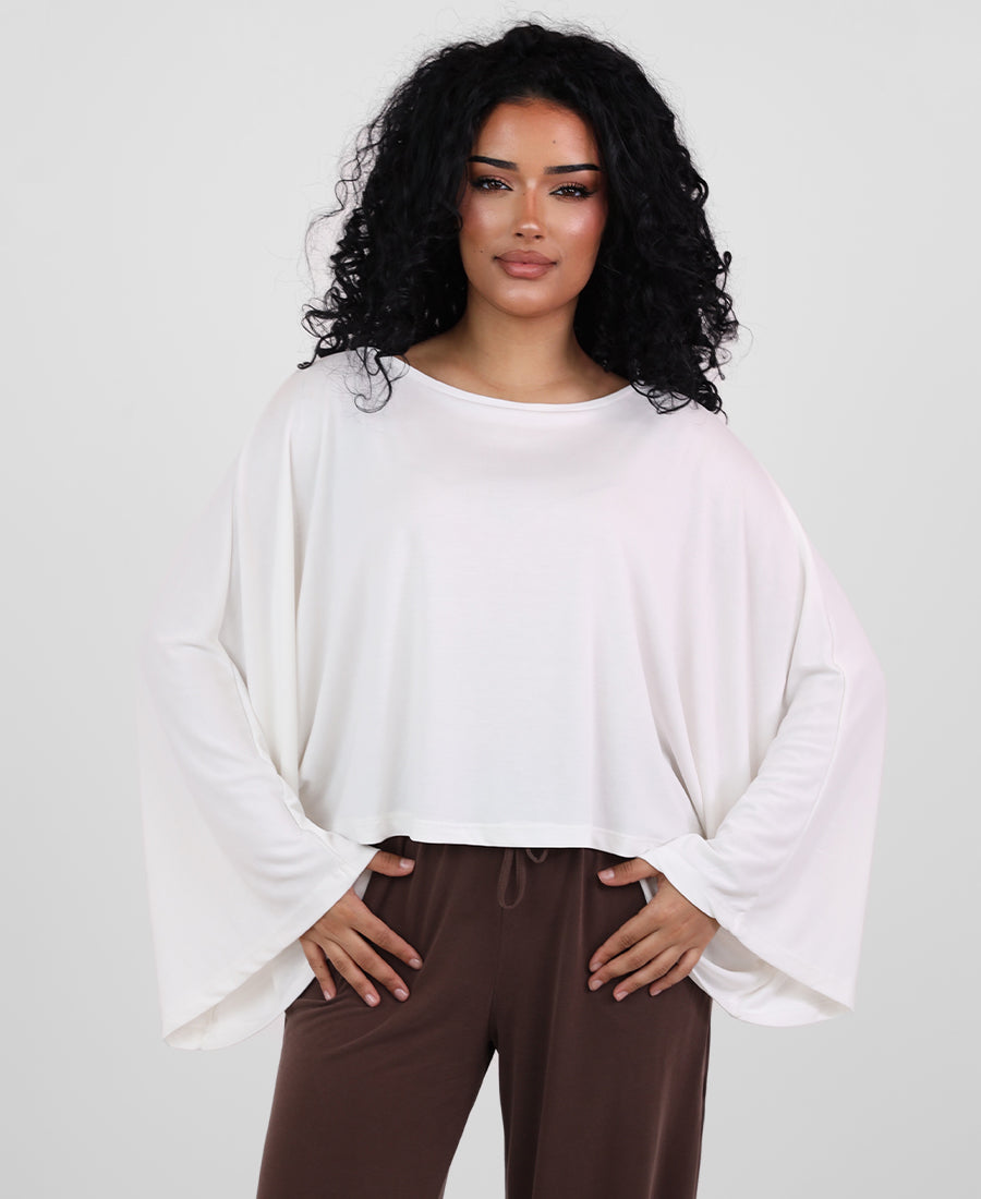 Batwing oversize blouse