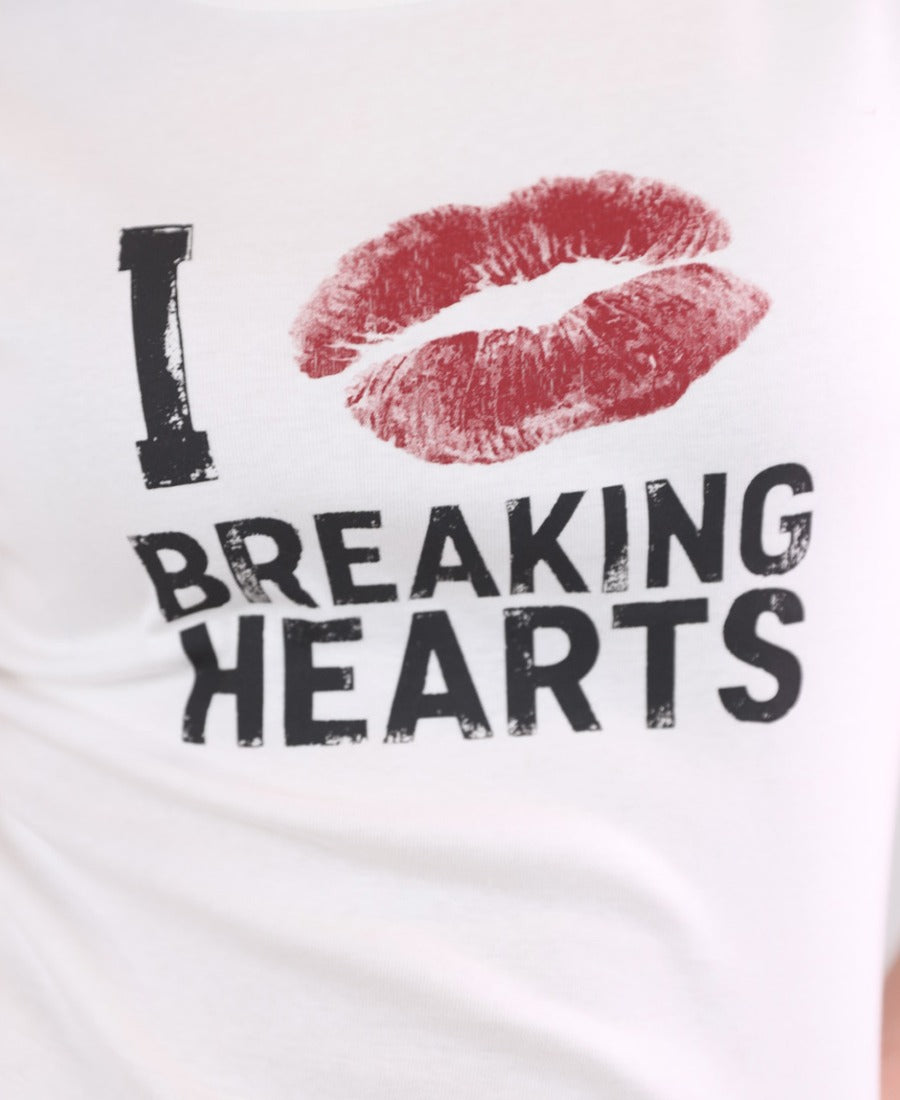 "I Braking Hearts" White T-Shirt